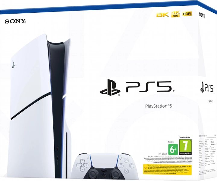 Стаціонарна ігрова консоль Sony PlayStation 5 Slim 33000170 фото