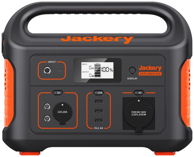 Зарядная станция Jackery EXPLORER 500 (518 Вт·ч) 500W (3400194) EXPLORER 500 фото