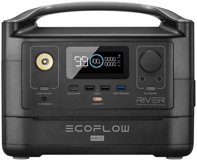 Зарядна станція EcoFlow RIVER Max (576 Вт·г) 600W Міжнародна версія (3400126) EFRIVER600MAX-EU фото